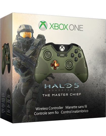 CONTROL XBOX ONE INALAMBRICO EDICION MASTER CHIEF HALO 5 - Image 2