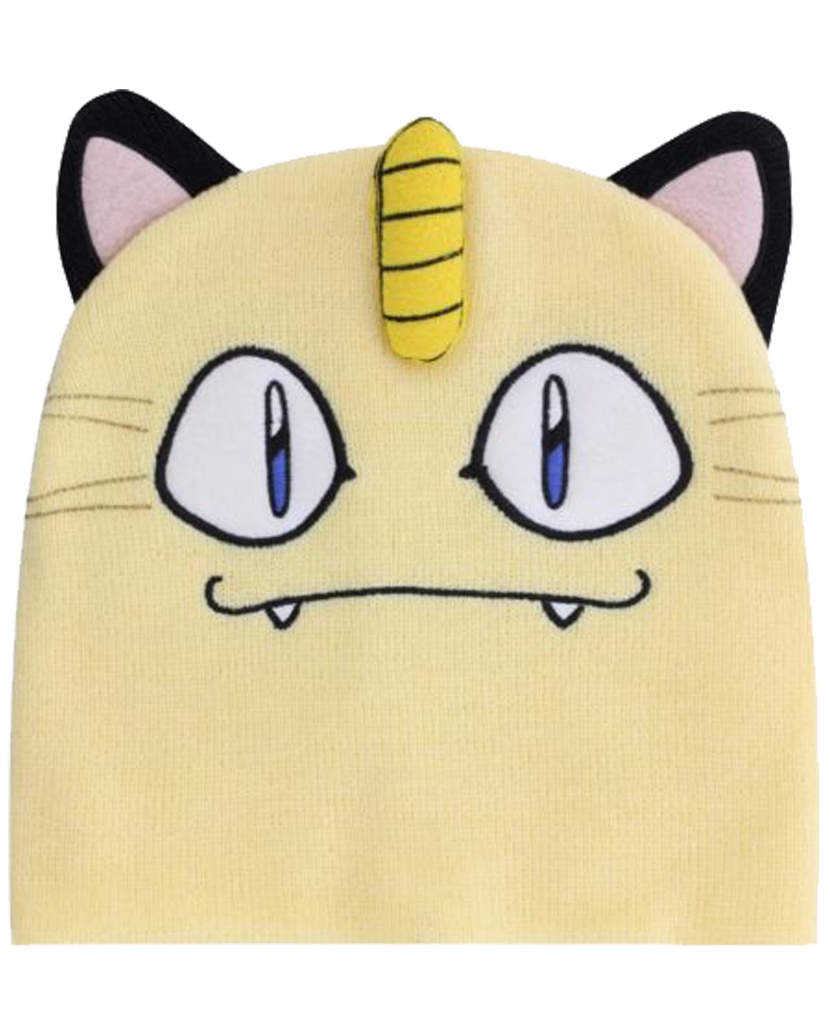 GORRO BEANIE POKEMON ROSTRO MEOWTH BEIGE