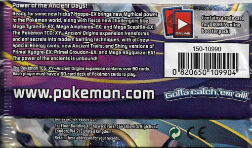 SOBRE POKEMON TRADING CARD GAME XY ANCIENT ORIGINS - Image 3