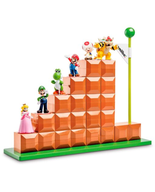 EXHIBIDOR AMIIBO SUPER MARIO END LEVEL