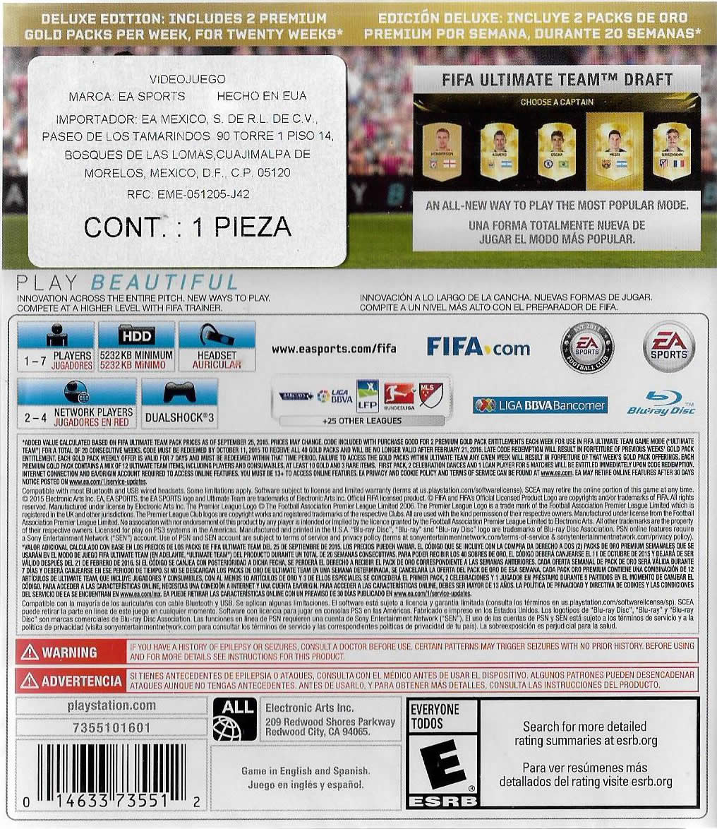 FIFA 16 DELUXE EDITION - Image 2