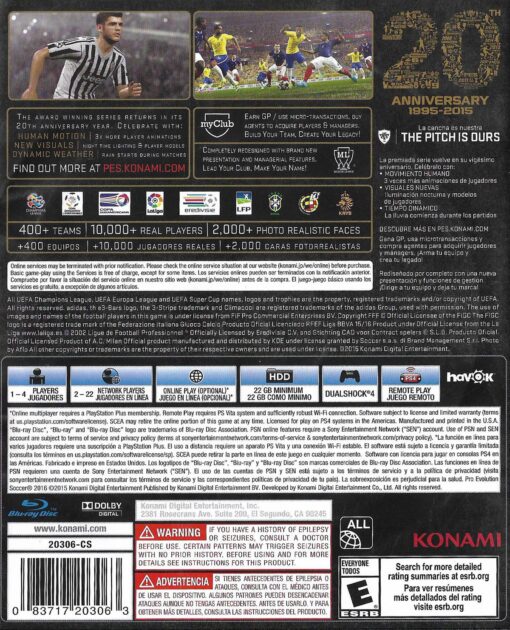 PRO EVOLUTION SOCCER 2016 - Image 2