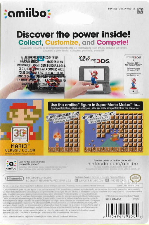 AMIIBO SUPER MARIO PIXEL CLASICO - Image 3