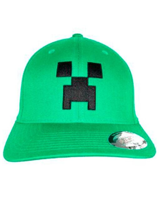GORRA CLASICA MINECRAFT CREEPER FACE VERDE CH-M