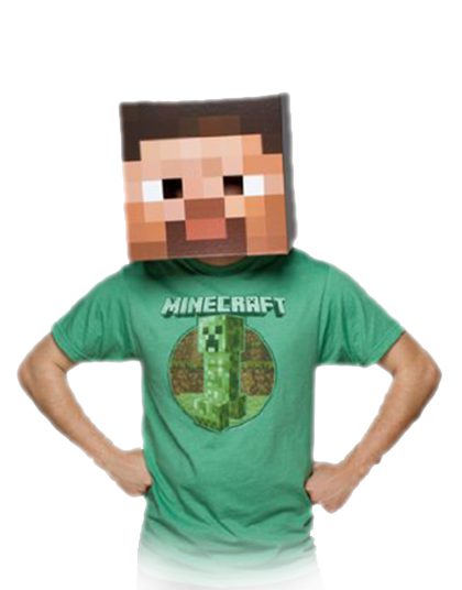 CABEZA MINECRAFT STEVE - Image 3