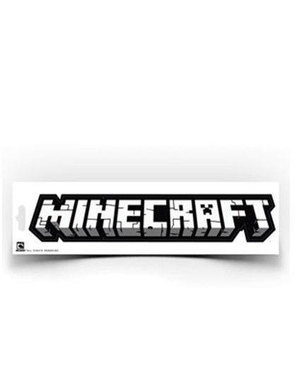 CALCOMANIA MINECRAFT LOGO - Image 2
