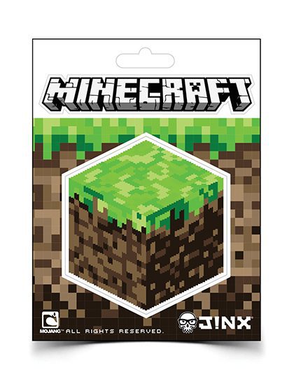 CALCOMANIA MINECRAFT DIRTBLOCK