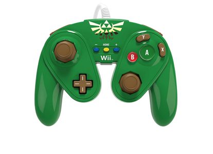 CONTROL WII U ALAMBRICO PDP LINK VERDE