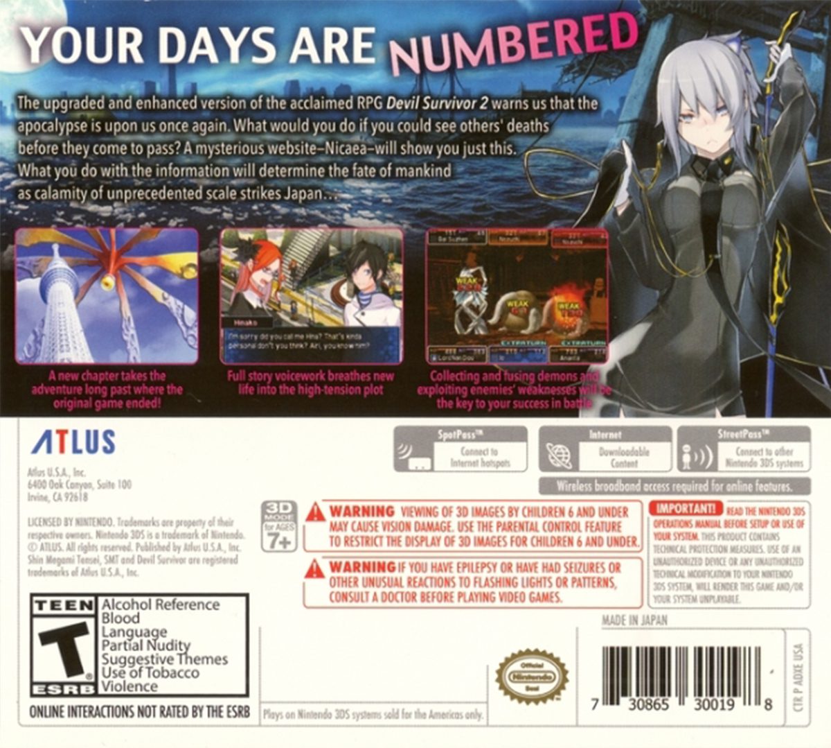 SHIN MEGAMI TENSEI DEVIL SURVIVOR 2 RECORD BREAKER - Image 2
