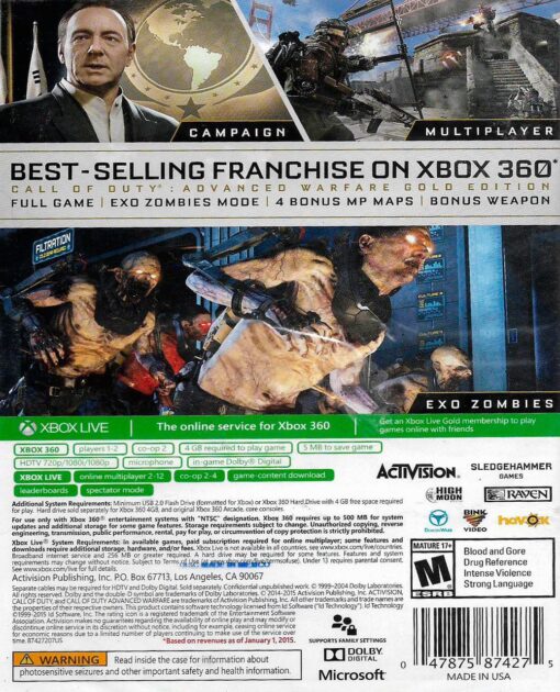 CALL OF DUTY ADVANCED WARFARE GOLD EDITION - Image 2