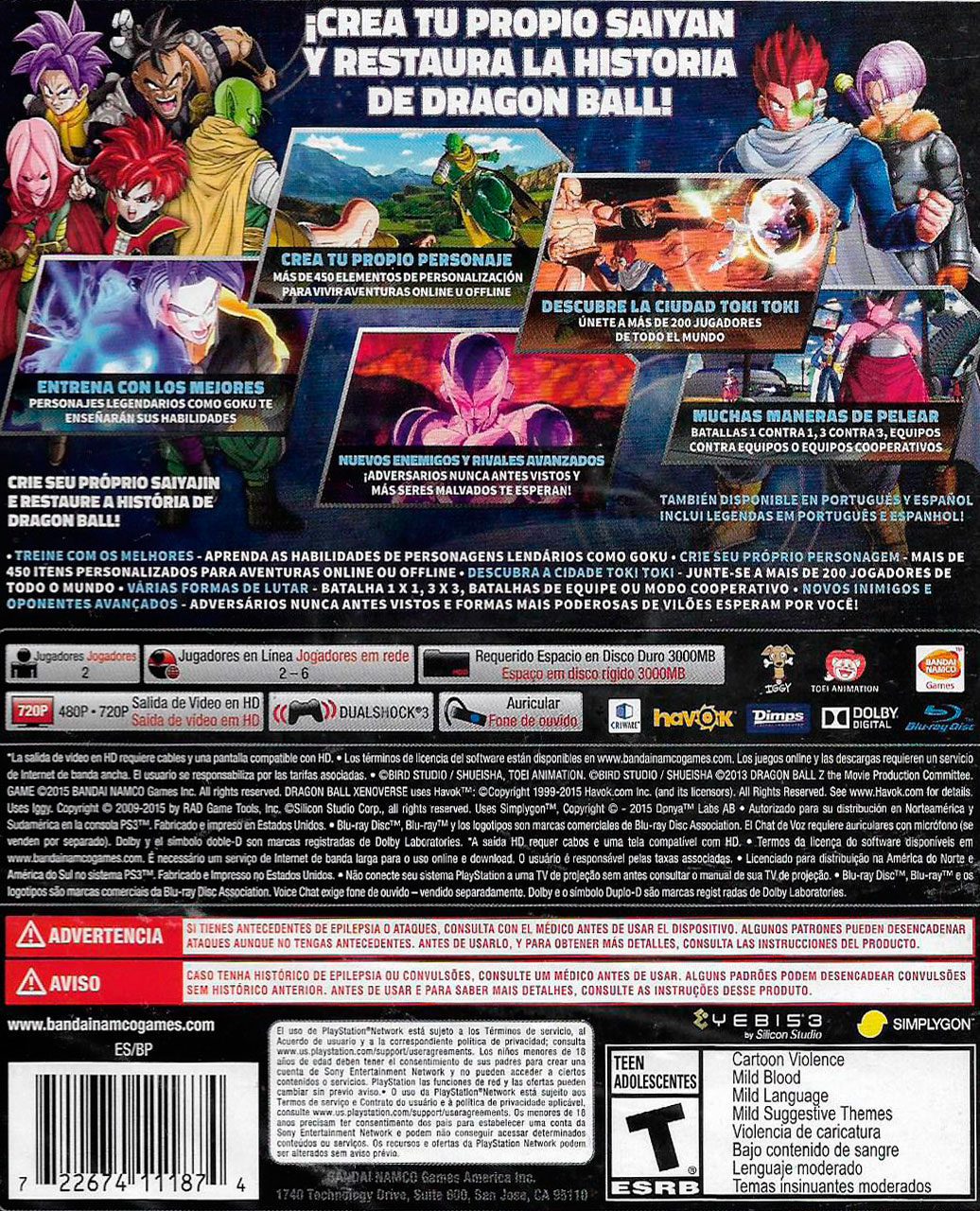 DRAGON BALL XENOVERSE - Image 2