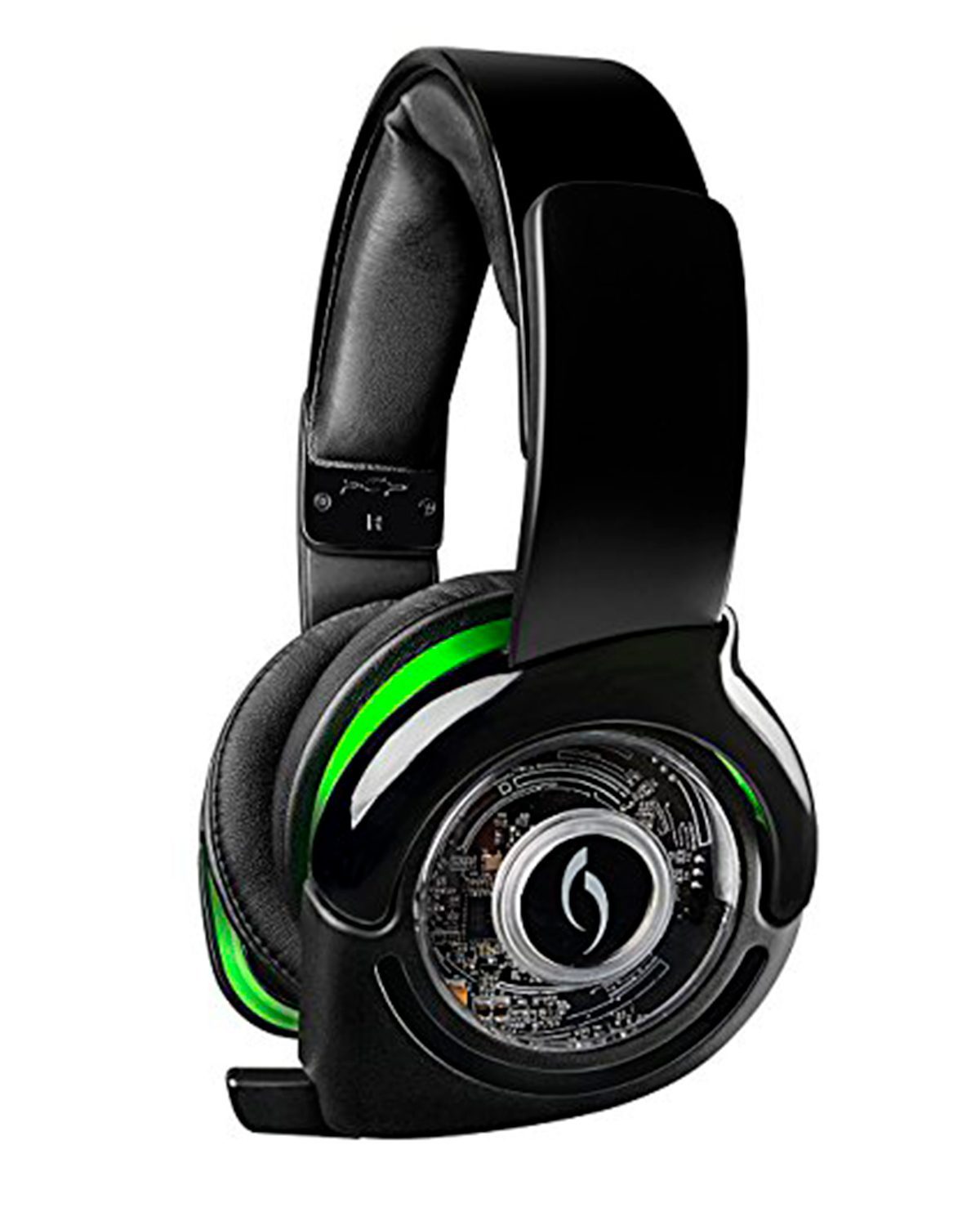 HEADSET XBOX ONE PDP AFTERGLOW KARGA NEGRO Y VERDE - Image 3
