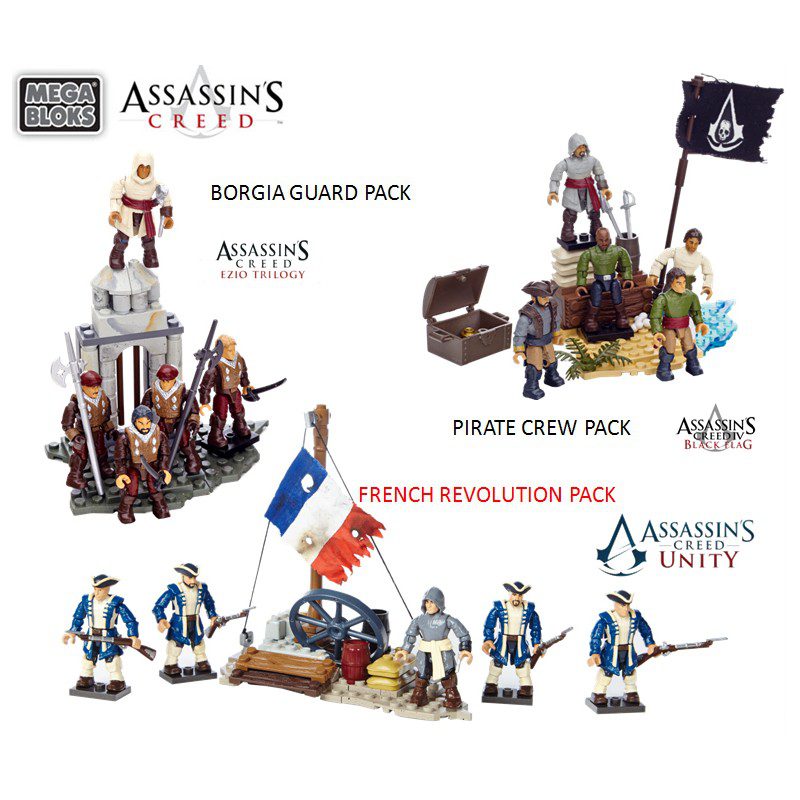 SET DE CONSTRUCCION ASSASSINS CREED BATALLION PACK