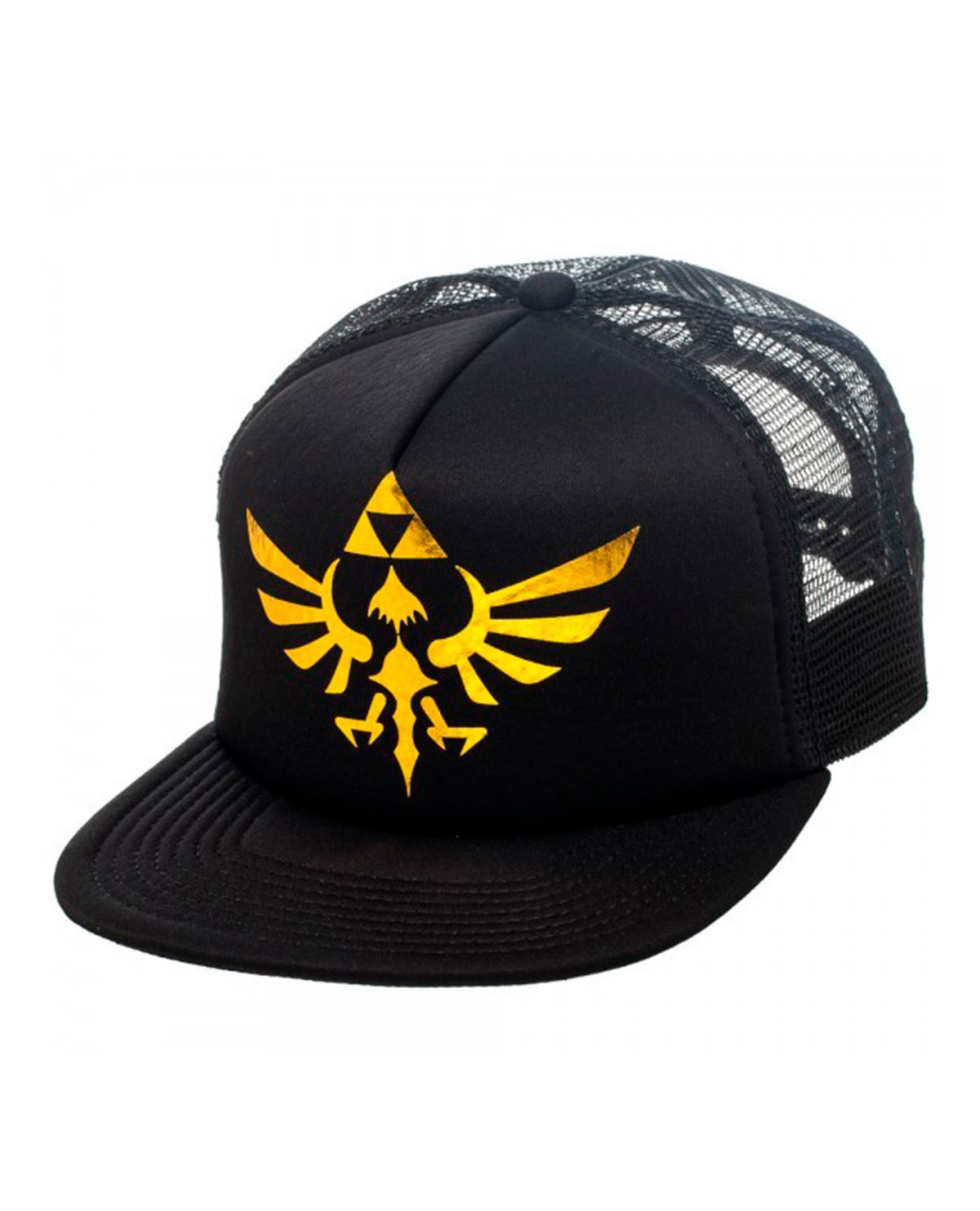 GORRA TRUCKER THE LEGEND OF ZELDA LOGO DORADO NEGRA - Image 2