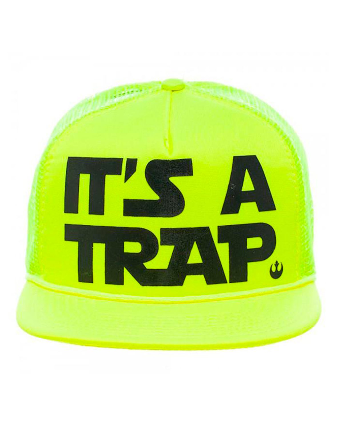 GORRA TRUCKER STAR WARS ITS A TRAP AMARILLA
