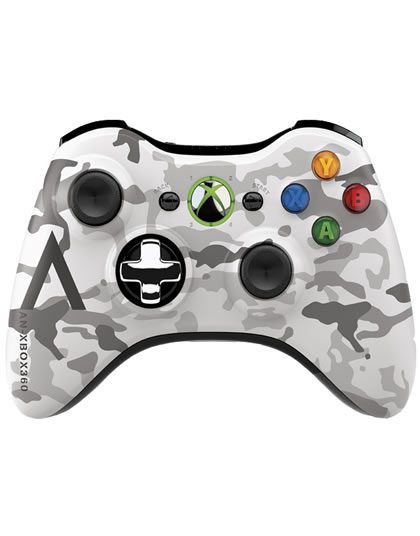 CONTROL XBOX 360 INALAMBRICO ARCTIC CAMO