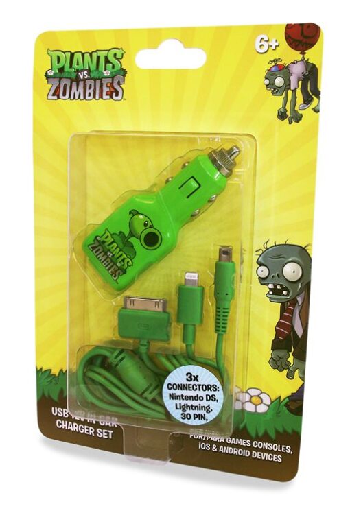 PLANTS VS ZOMBIES UNIVERSAL CAR CHARGER - Image 2
