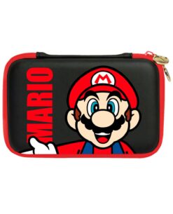 ESTUCHE RIGIDO NINTENDO 3DS SUPER MARIO NEGRO