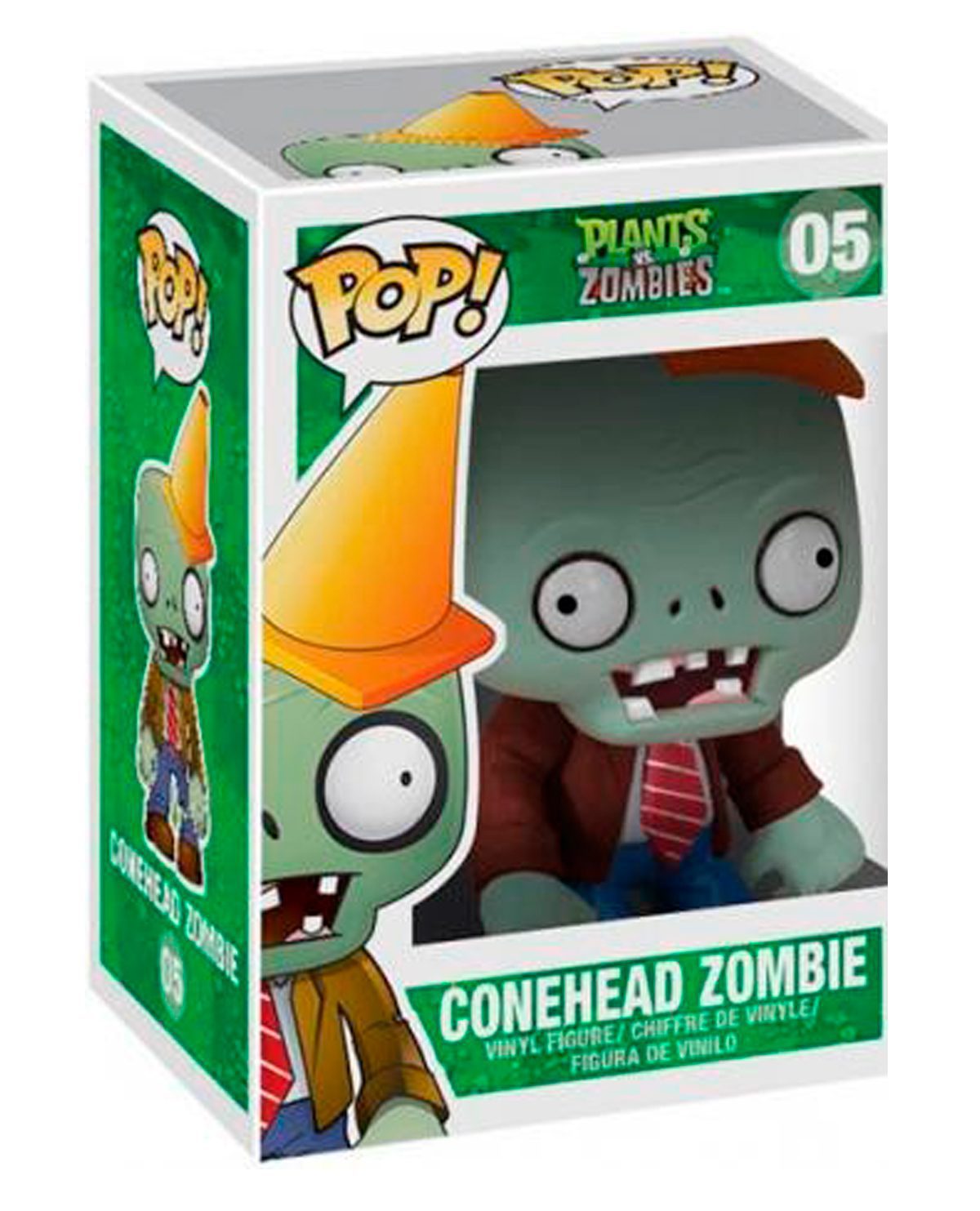 FIGURA POP PLANTS VS ZOMBIES CONEHEAD ZOMBIE - Image 2