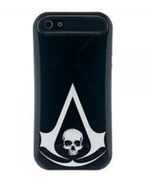 FUNDA RIGIDA IPHONE 5 ASSASSINS CREED BLACK FLAG NEGRA