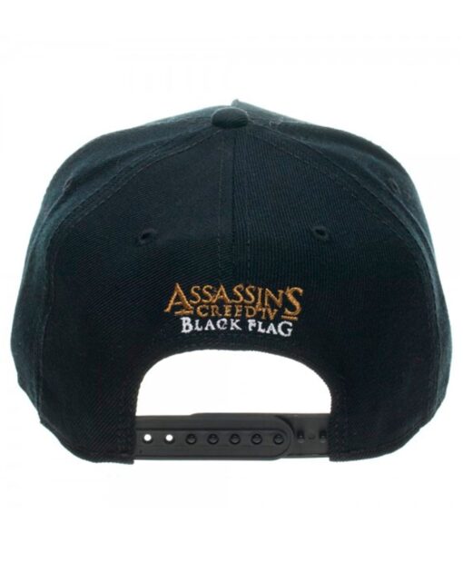 GORRA SNAPBACK ASSASSINS CREED BLACK FLAG LOGO NEGRA - Image 3