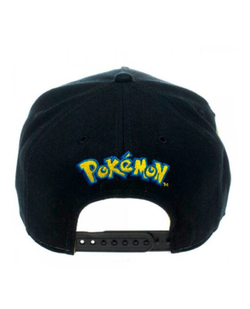 GORRA SNAPBACK POKEMON PIKACHU NEGRA - Image 3