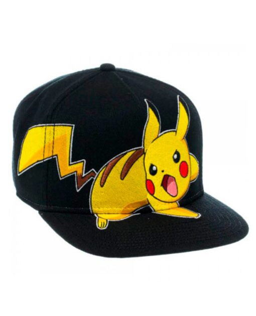 GORRA SNAPBACK POKEMON PIKACHU NEGRA - Image 2