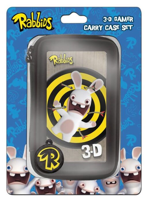 ESTUCHE RIGIDO NINTENDO 3DS RABBIDS GRIS - Image 2