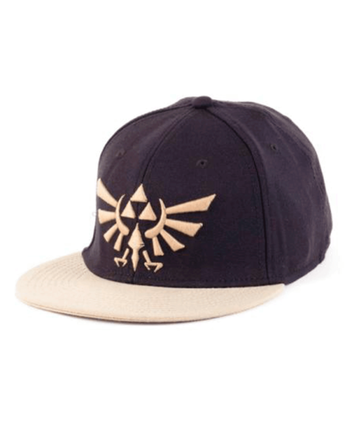 GORRA SNAPBACK THE LEGEND OF ZELDA HYRULE CREST NEGRA CON BEIGE - Image 2