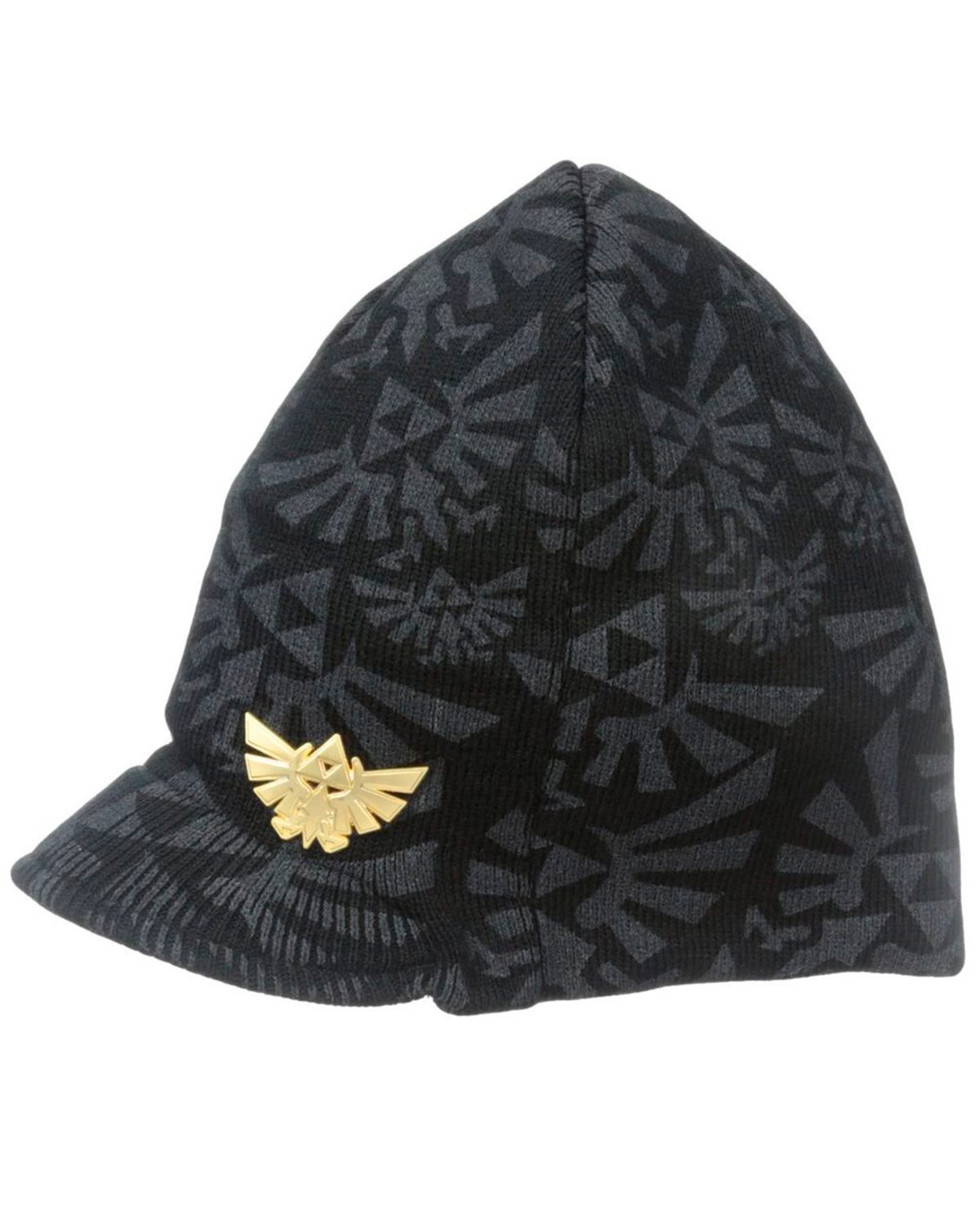 GORRO BEANIE CON VICERA THE LEGEND OF ZELDA HYRULE CREST GRIS