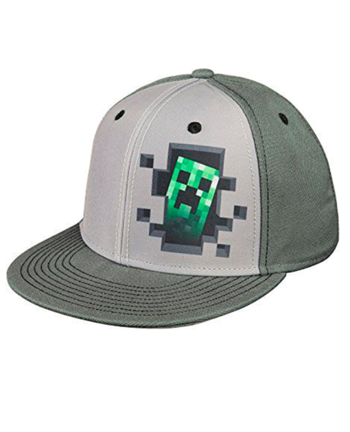 GORRA SNAPBACK MINECRAFT CREEPER GRIS - Image 2