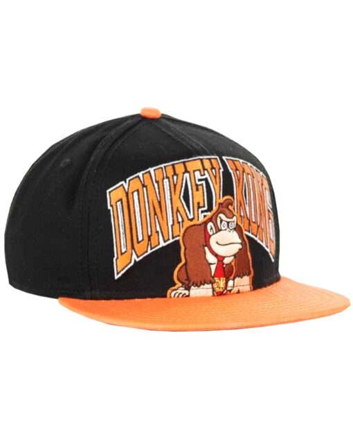GORRA SNAPBACK DONKEY KONG BORDADO NEGRA - Image 2