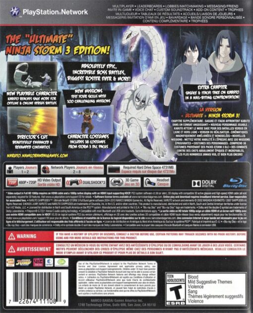 NARUTO SHIPPUDEN ULTIMATE STORM 3 FULL BURST - Image 2