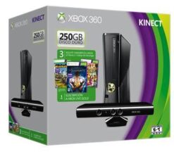CONSOLA XBOX 360 SLIM NEGRO 250GB PAQUETE DE VERANO 2013
