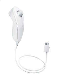 CONTROL WII U INJALAMBRICO NUNCHUCK BLANCO