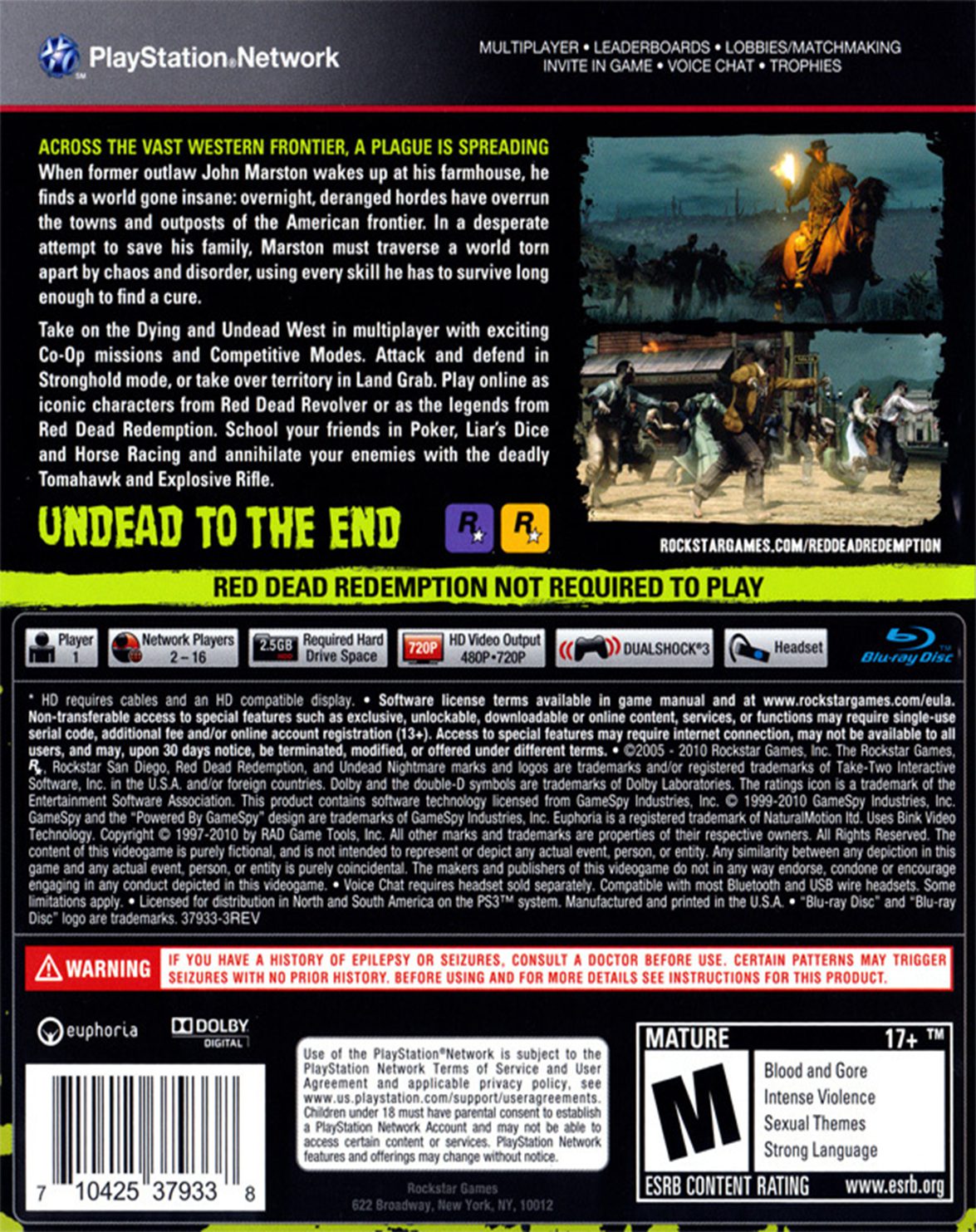 RED DEAD REDEMPTION UNDEAD NIGHTMARE COLLECTION - Image 2