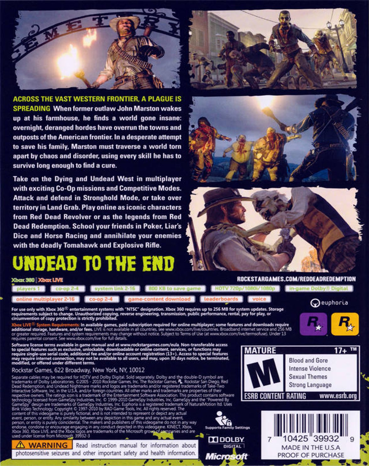 RED DEAD REDEMPTION: UNDEAD NIGHTMARE COLLECTION – Gameplanet