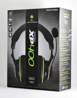 HEADSET XBOX 360 TURTLE BEACH EAR FORCE XP400 NEGRO Y VERDE