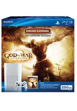 CONSOLA PLAYSTATION 3 SUPER SLIM NEGRO 250GB CON GOD OF WAR ASCENSION