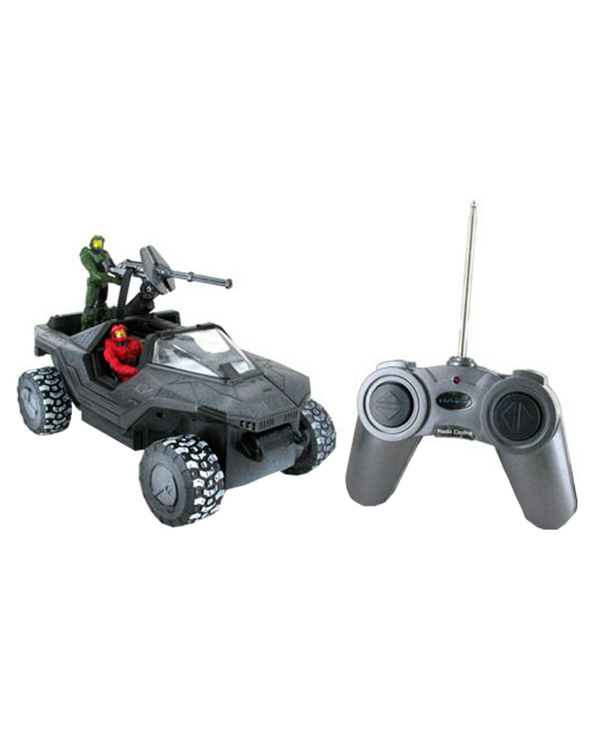 VEHICULO A CONTROL REMOTO HALO WARTHOG WITH 2 FIGURES