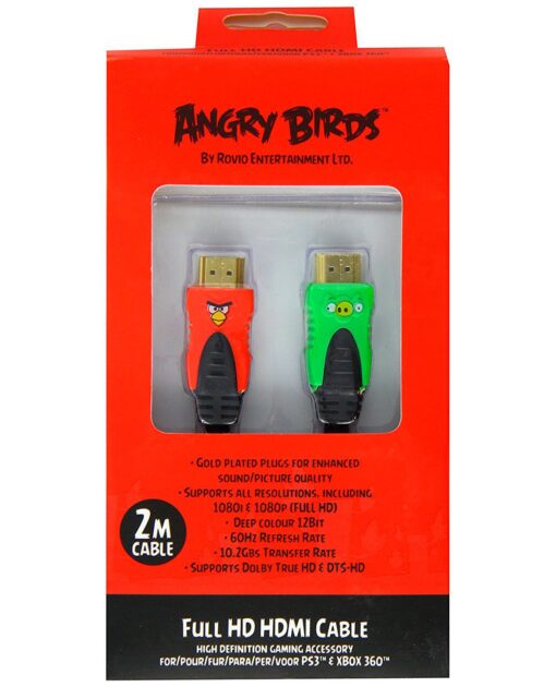 ANGRY BIRDS HDMI CABLE 2M - Image 2