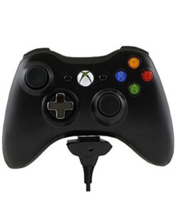 XBOX 360 BLACK CONTROLLER BUNDLE