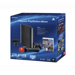 CONSOLA PLAYSTATION 3 SUPER SLIM NEGRO 250GB PLAYSTATION MOVE