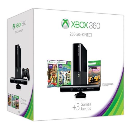 CONSOLA XBOX 360 SLIM 4GB PAQUETE CON KINECT DE TEMPORADA - Image 2