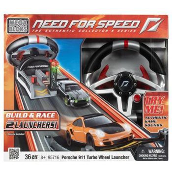 SET DE CONSTRUCCION NEED FOR SPEED PORSCHE 911 TURBO WHEEL LAUNCHER