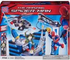 SET DE CONSTRUCCION SPIDERMAN OSCORP TOWER BATTLE