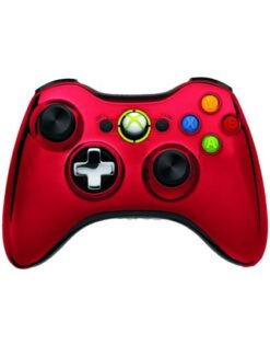 XBOX 360 WIRELESS CONTROLLER CHROME RED