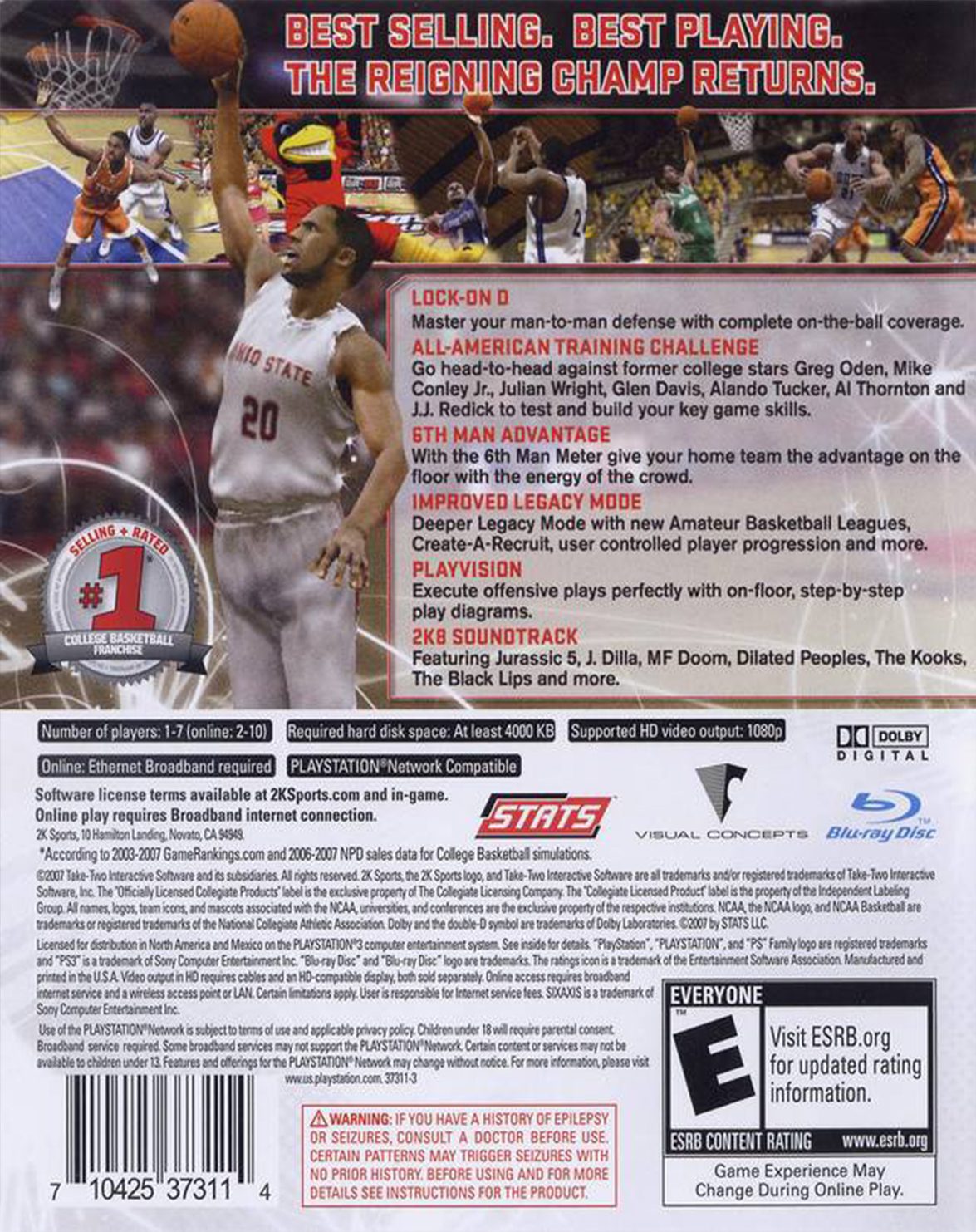 COLLEGE HOOPS 2K8 - Image 2