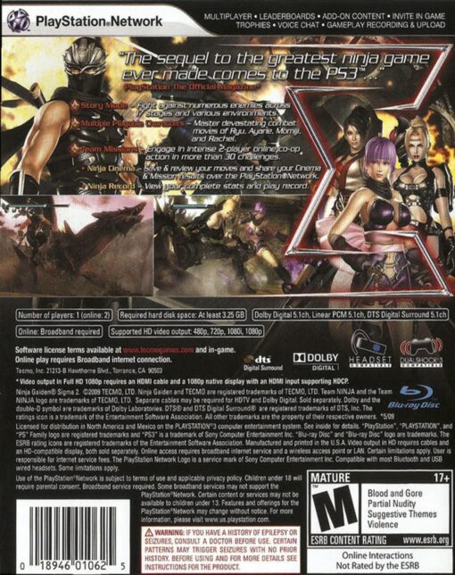 NINJA GAIDEN SIGMA 2 - Image 2