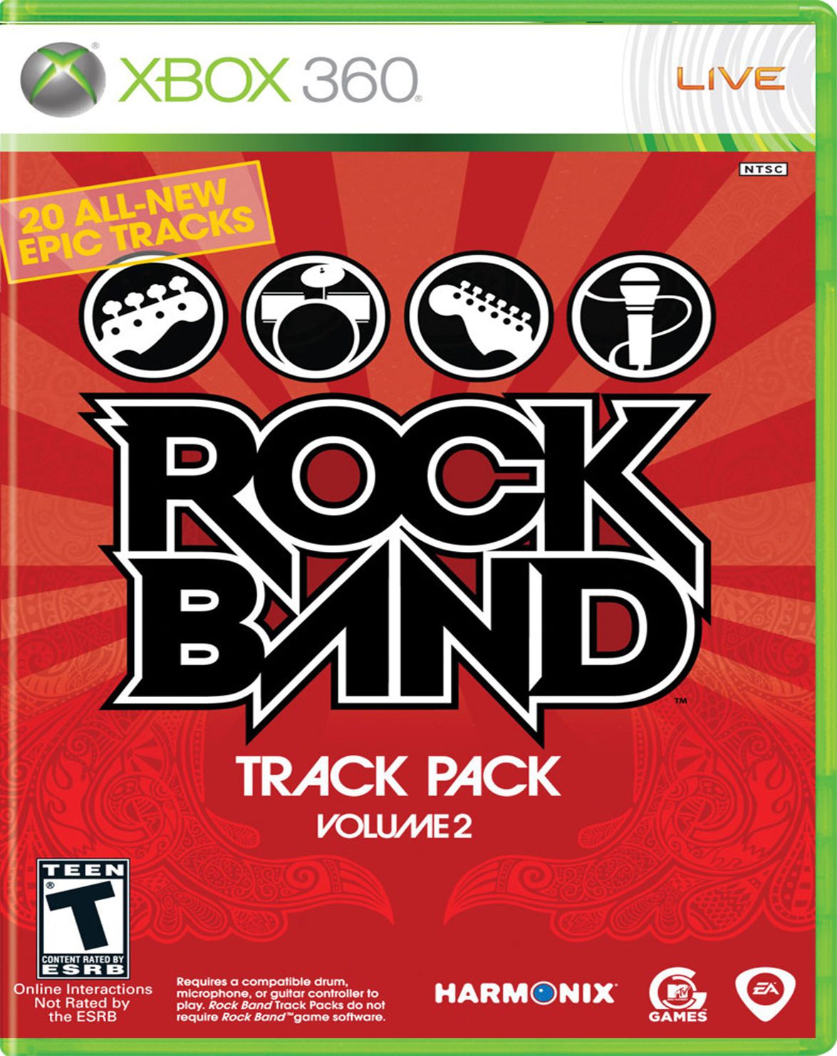 ROCK BAND TRACK PCK VOL 2